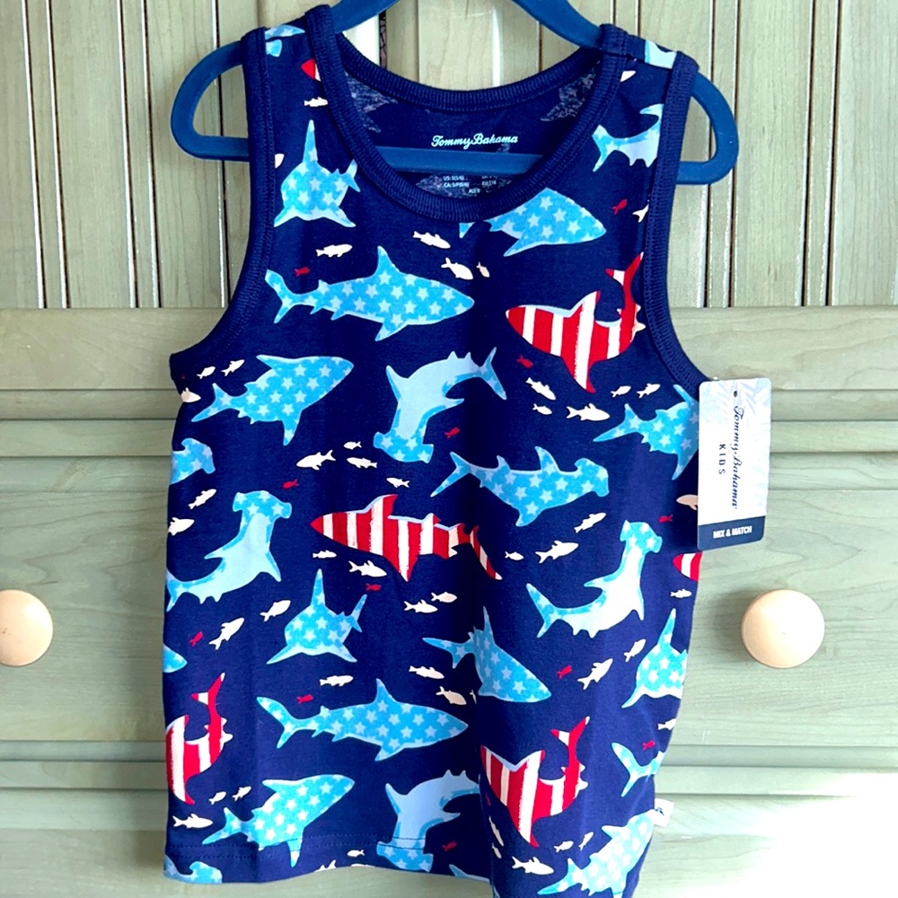 Tommy Bahama Small 5/6 Patriotic Shark Tank